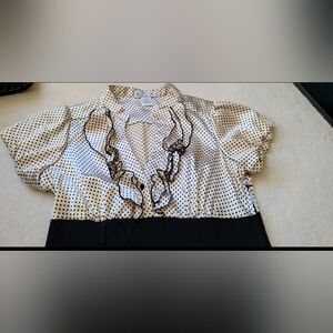 Trixxie Designer Polka Dot Dress Size Large